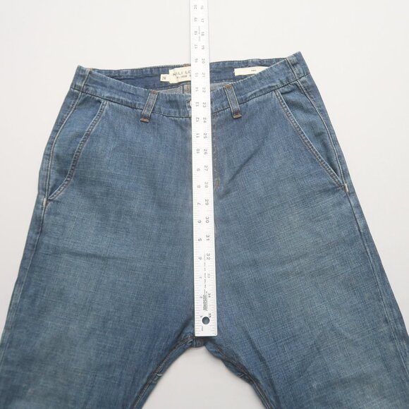 Nili Lotan Paris Drop Crotch Jeans in Studio Wash Size 24 - Picture 12 of 14